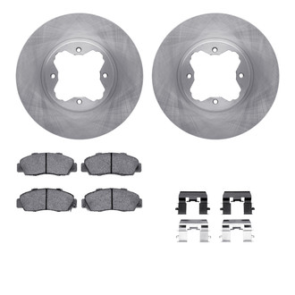 R1 Concepts® - Front Brake Kit with Euro Ceramic Pads