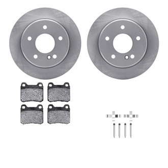 R1 Concepts® - Rear Brake Kit with Euro Ceramic Pads