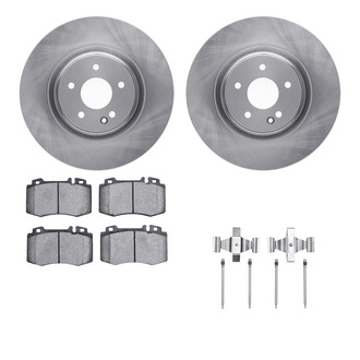 R1 Concepts® - Front Brake Kit with Euro Ceramic Pads
