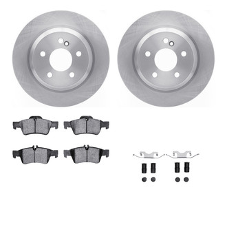 R1 Concepts® - Rear Brake Kit with Euro Ceramic Pads
