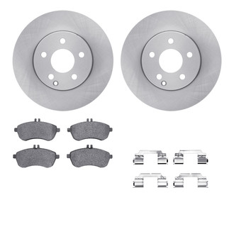 R1 Concepts® - Front Brake Kit with Euro Ceramic Pads