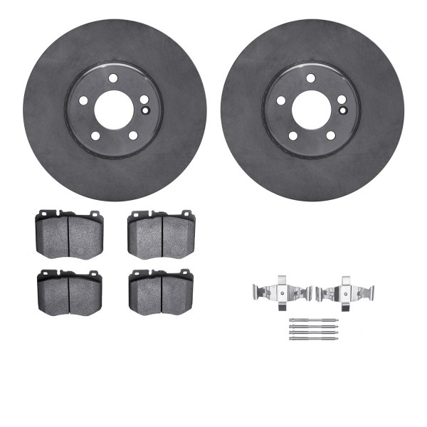  R1 Concepts® - Front Brake Kit with Euro Ceramic Pads