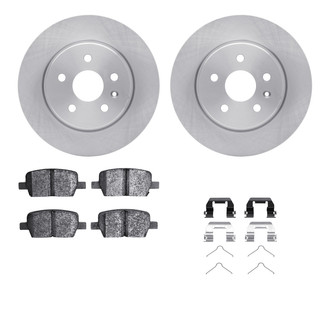 R1 Concepts® - Rear Brake Kit with Euro Ceramic Pads