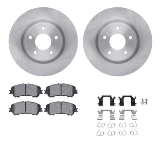 R1 Concepts® - Front Brake Kit with Euro Ceramic Pads