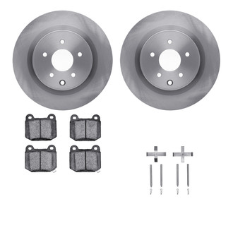 R1 Concepts® - Rear Brake Kit with Euro Ceramic Pads