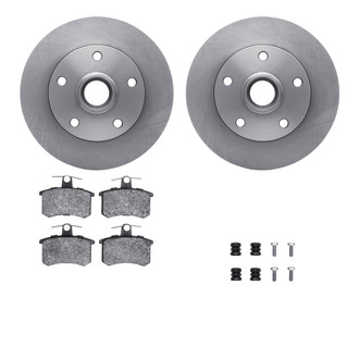 R1 Concepts® - Rear Brake Kit with Euro Ceramic Pads