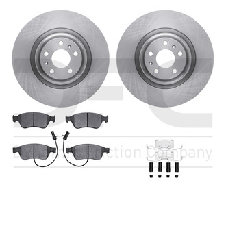 R1 Concepts® WFTH1-73128 - Front Brake Kit with Euro Ceramic Pads