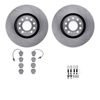 R1 Concepts® - Front Brake Kit with Euro Ceramic Pads
