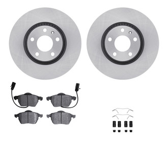 R1 Concepts® - Front Brake Kit with Euro Ceramic Pads