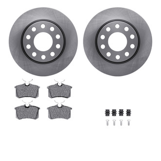 R1 Concepts® - Rear Brake Kit with Euro Ceramic Pads
