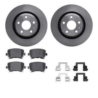 R1 Concepts® - Rear Brake Kit with Euro Ceramic Pads