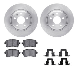 R1 Concepts® - Rear Brake Kit with Euro Ceramic Pads