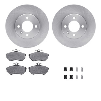 R1 Concepts® - Front Brake Kit with Euro Ceramic Pads