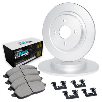 R1 Concepts® - Front Brake Kit with Euro Ceramic Pads