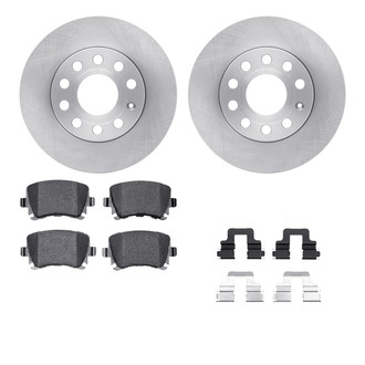 R1 Concepts® - Rear Brake Kit with Euro Ceramic Pads