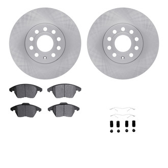 R1 Concepts® - Front Brake Kit with Euro Ceramic Pads
