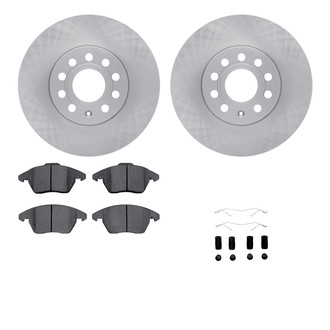 R1 Concepts® - Front Brake Kit with Euro Ceramic Pads
