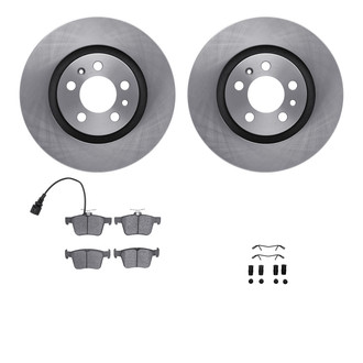 R1 Concepts® - Rear Brake Kit with Euro Ceramic Pads