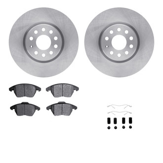 R1 Concepts® - Front Brake Kit with Euro Ceramic Pads