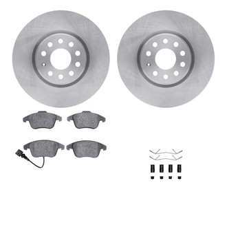 R1 Concepts® - Front Brake Kit with Euro Ceramic Pads