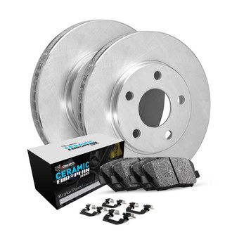 R1 Concepts® - Front Brake Kit with Euro Ceramic Pads