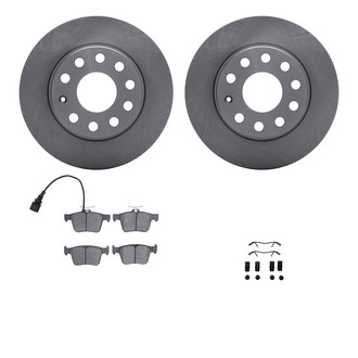 R1 Concepts® - Rear Brake Kit with Euro Ceramic Pads