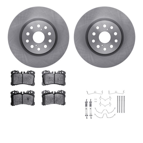  R1 Concepts® - Front Brake Kit with Euro Ceramic Pads