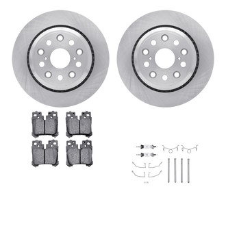 R1 Concepts® - Rear Brake Kit with Euro Ceramic Pads