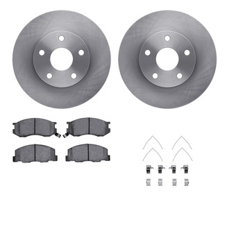 R1 Concepts® - Front Brake Kit with Euro Ceramic Pads