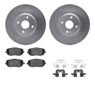 R1 Concepts® - Rear Brake Kit with Euro Ceramic Pads