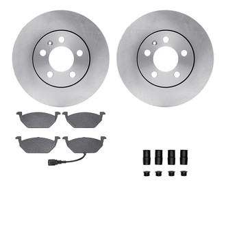 R1 Concepts® - Front Brake Kit with Euro Ceramic Pads