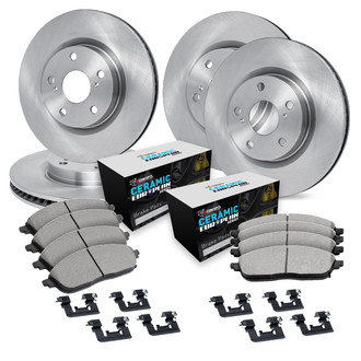 R1 Concepts® - Brake Kit with Euro Ceramic Pads