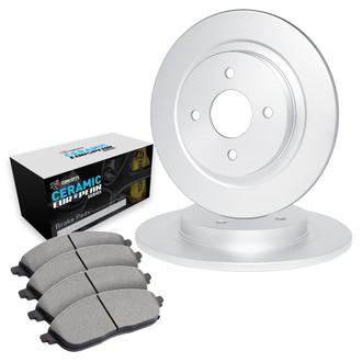 R1 Concepts® - Rear Brake Kit with Euro Ceramic Pads