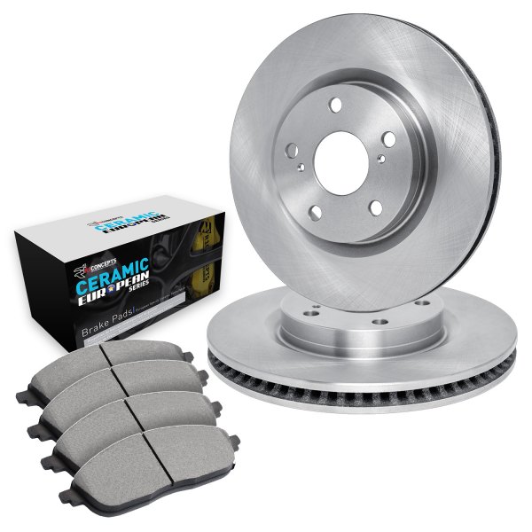  R1 Concepts® - Front Brake Kit with Euro Ceramic Pads