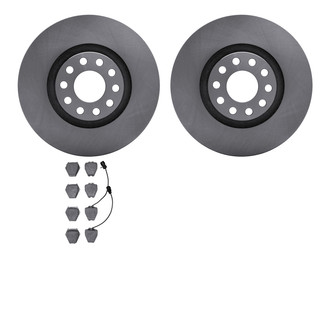 R1 Concepts® WFTN1-73075 - Front Brake Kit with Euro Ceramic Pads
