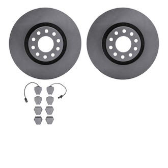 R1 Concepts® - Front Brake Kit with Euro Ceramic Pads