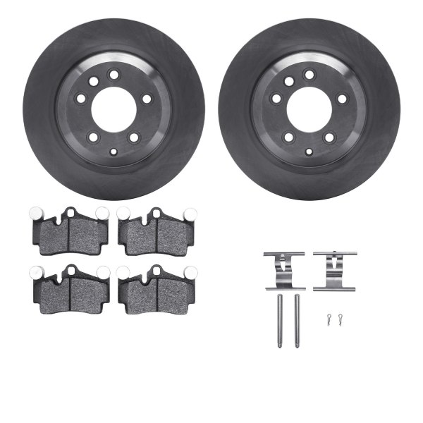  R1 Concepts® - Rear Brake Kit with Optimum OE Pads