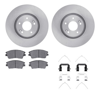 R1 Concepts® - Front Brake Kit with Optimum OE Pads