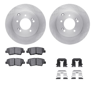 R1 Concepts® WFUH1-03261 - Rear Brake Kit with Optimum OE Pads