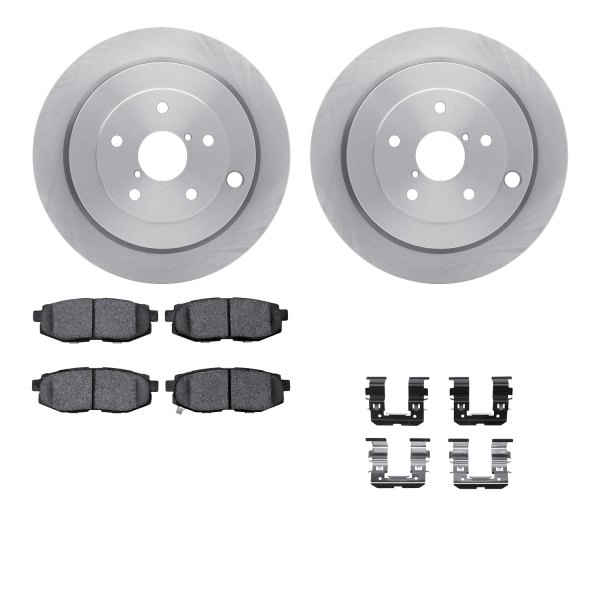  R1 Concepts® - Rear Brake Kit with Optimum OE Pads