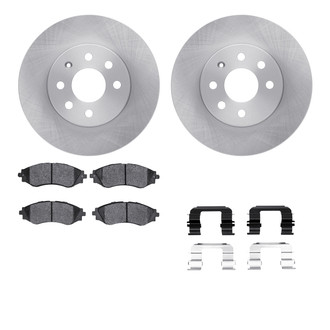 R1 Concepts® - Front Brake Kit with Optimum OE Pads