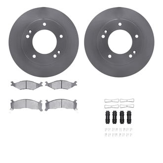 R1 Concepts® - Front Brake Kit with Optimum OE Pads