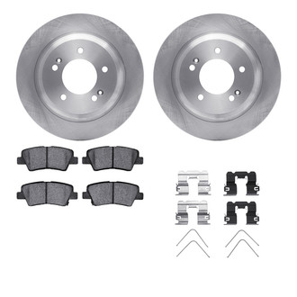 R1 Concepts® - Rear Brake Kit with Optimum OE Pads