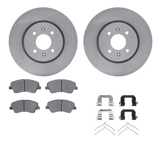 R1 Concepts® - Front Brake Kit with Optimum OE Pads