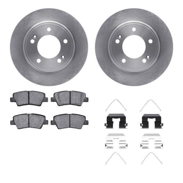  R1 Concepts® - Rear Brake Kit with Optimum OE Pads