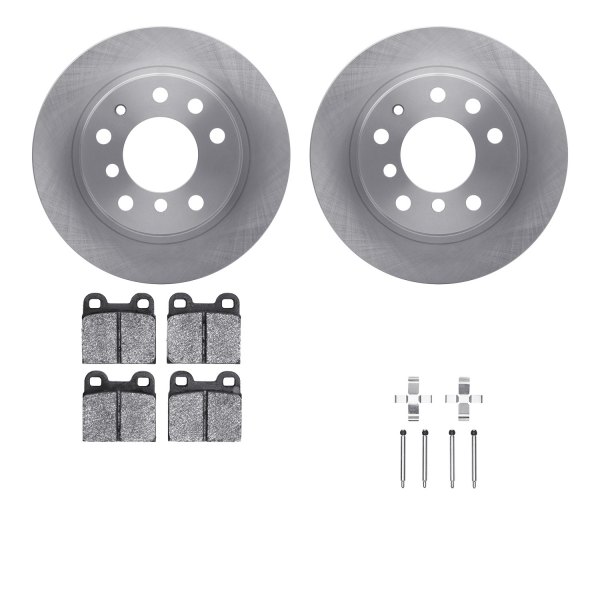  R1 Concepts® - Rear Brake Kit with Optimum OE Pads