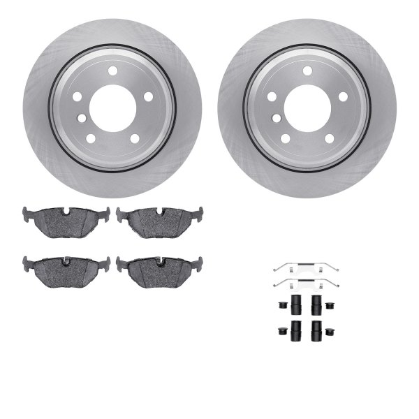  R1 Concepts® - Rear Brake Kit with Optimum OE Pads