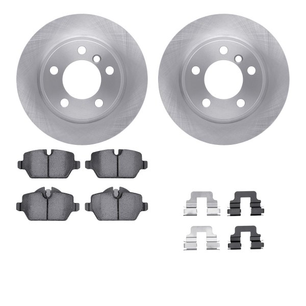  R1 Concepts® - Rear Brake Kit with Optimum OE Pads