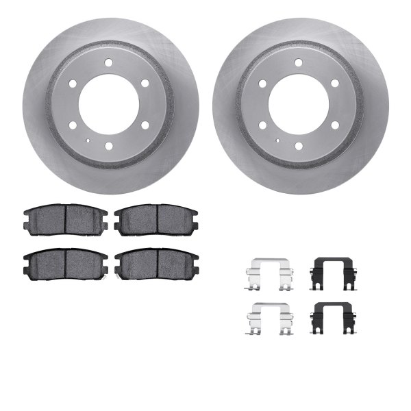  R1 Concepts® - Rear Brake Kit with Optimum OE Pads