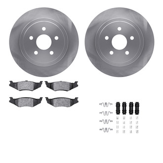 R1 Concepts® - Rear Brake Kit with Optimum OE Pads